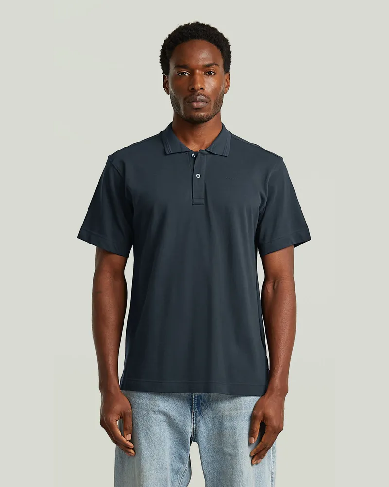 G-STAR RAW Core Regular Poloshirt - Dunkelblau - Herren Dunkelblau