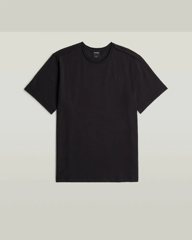 G-STAR RAW Essential Raw Neck T-Shirt - Schwarz - Herren Schwarz