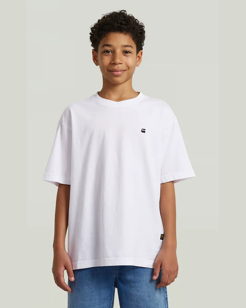 G-STAR RAW Boys Oversized T-Shirt - Weiß - jungen Weiß