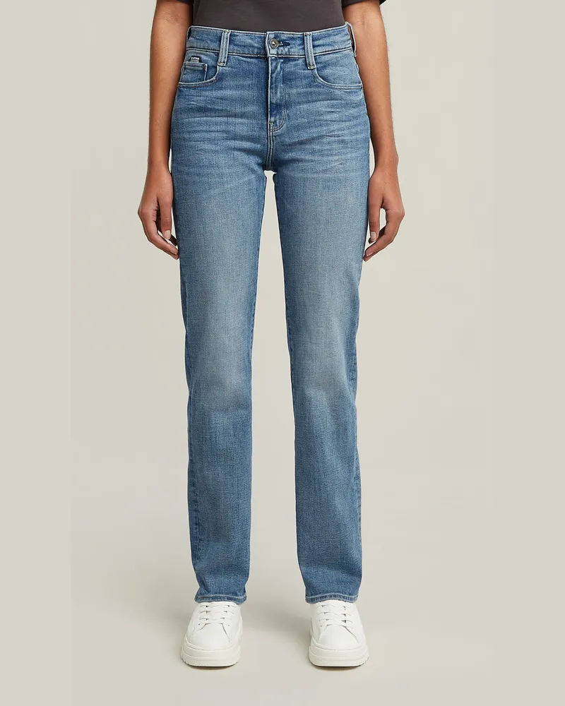 G-STAR RAW Strace Straight Jeans - Hellblau - Damen Hellblau