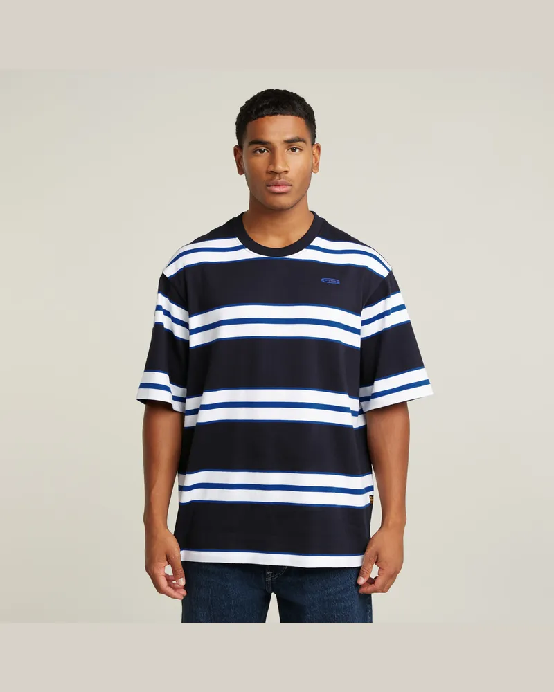 G-STAR RAW Stripe Boxy T-Shirt - Mehrfarbig - Herren Mehrfarbig