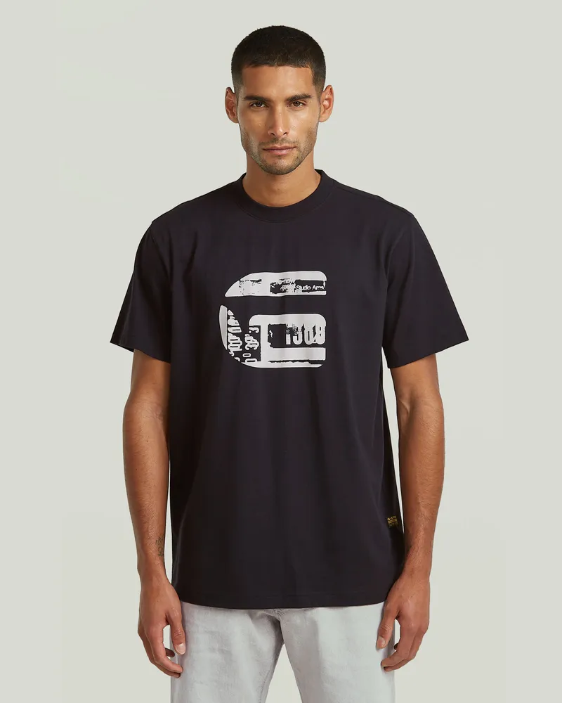 G-STAR RAW G Icon Graphic T-Shirt - Schwarz - Herren Schwarz
