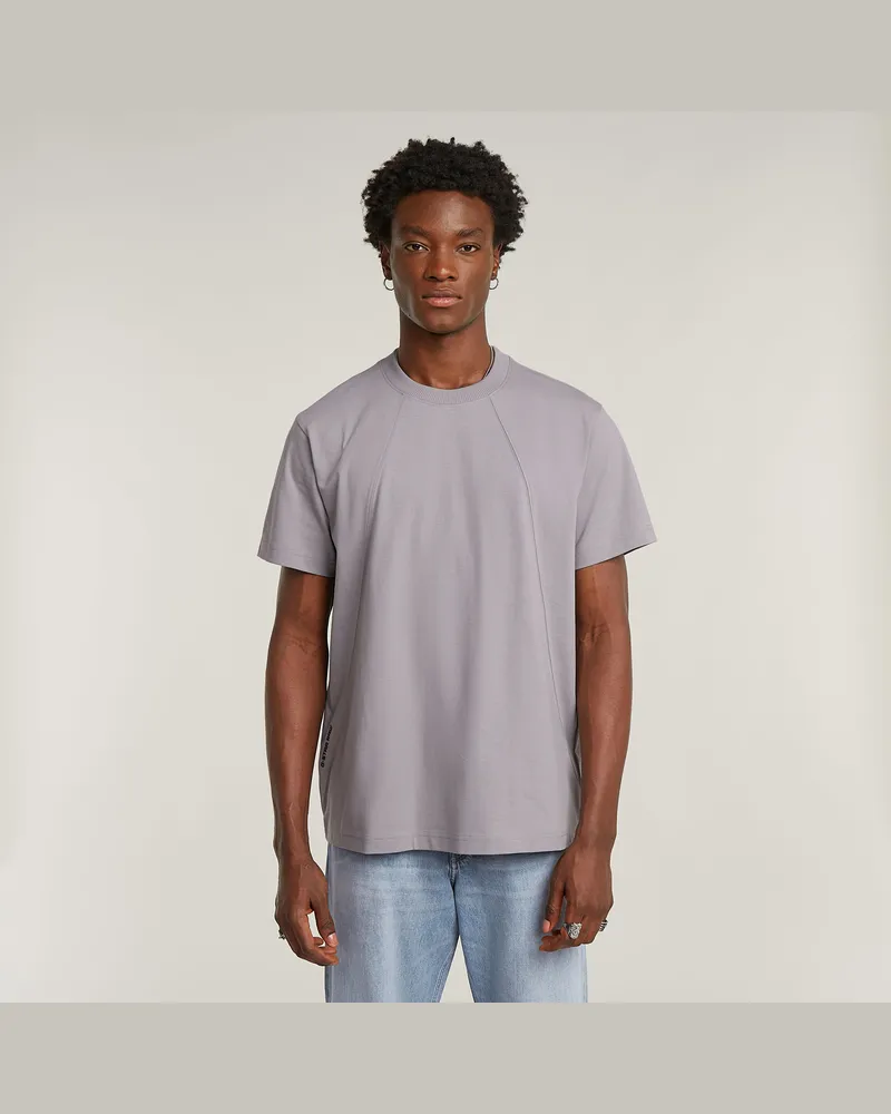 G-STAR RAW Seam Detail Loose T-Shirt - Grau - Herren Grau