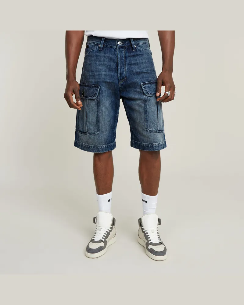 G-STAR RAW Bend 3D Cargo Shorts - Dunkelblau - Herren Dunkelblau