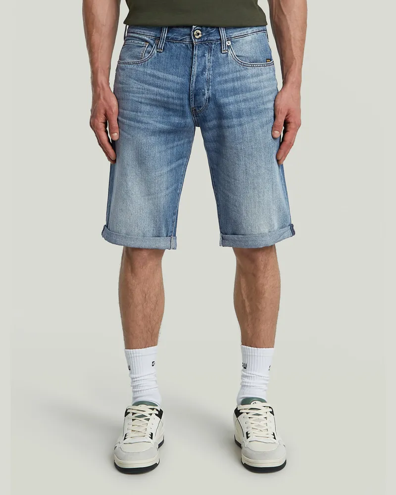 G-STAR RAW 3301 Denim Shorts - Mittelblau - Herren Mittelblau