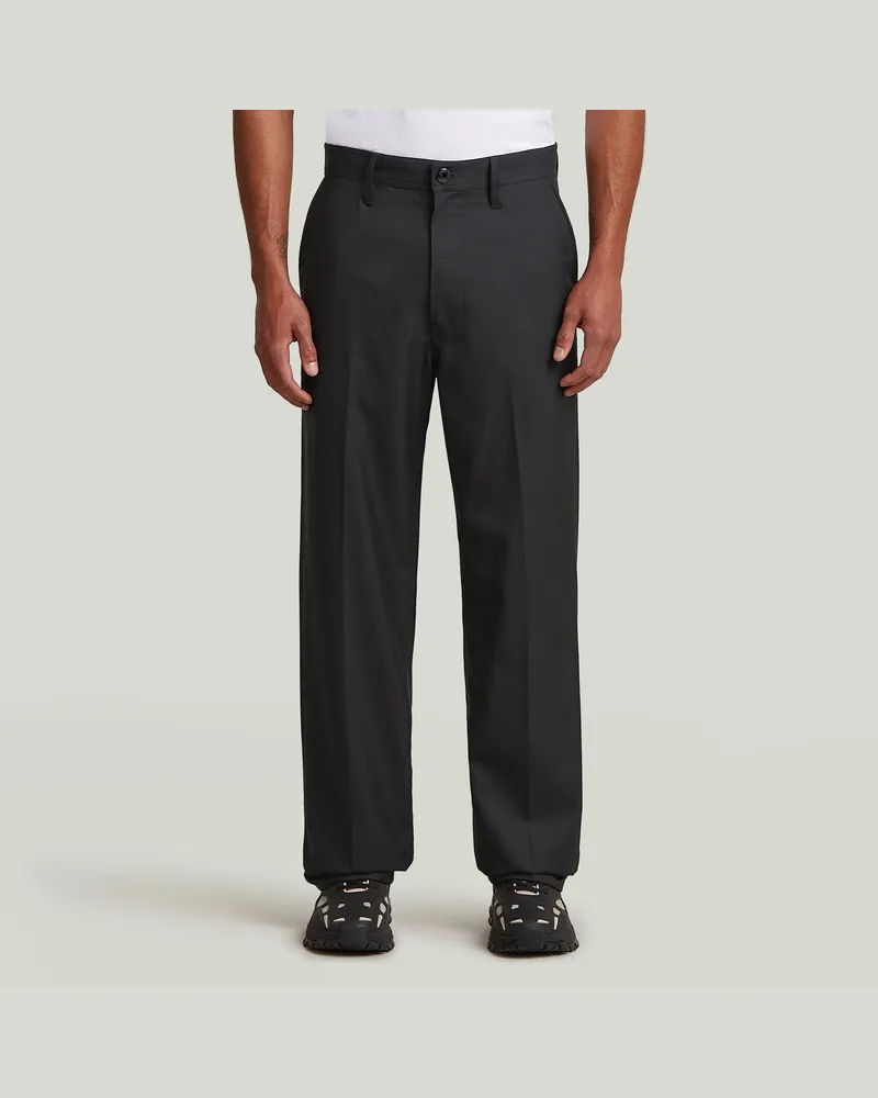 G-STAR RAW Modson Straight Chino - Schwarz - Herren Schwarz