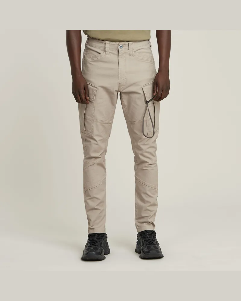 G-STAR RAW Zip Pocket 3D Skinny Cargohose 2.0 - Beige - Herren Beige