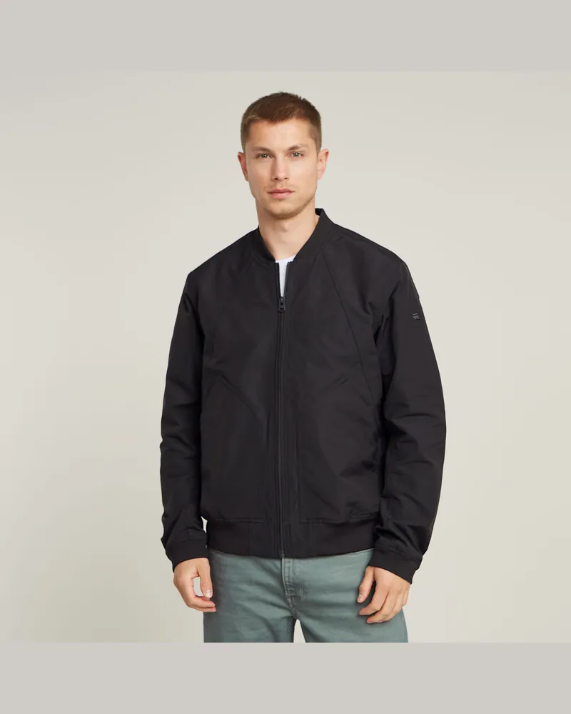 G-STAR RAW Unpadded Bomber Jacke - Schwarz - Herren Schwarz
