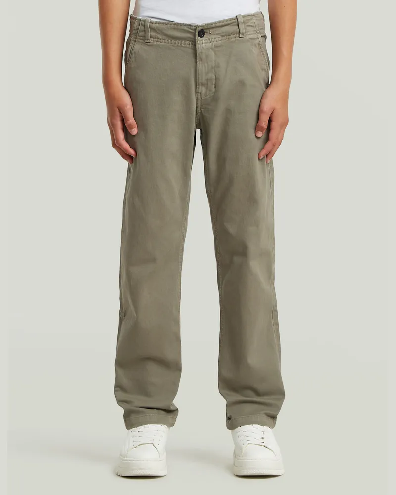 G-STAR RAW Boys Mosa Straight Chino - Grau - jungen Grau