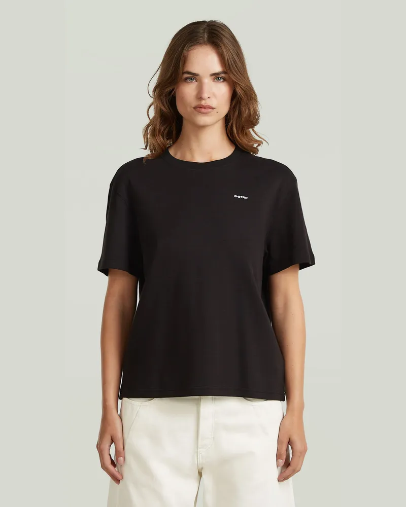 G-STAR RAW Logo T-Shirt - Schwarz - Damen Schwarz
