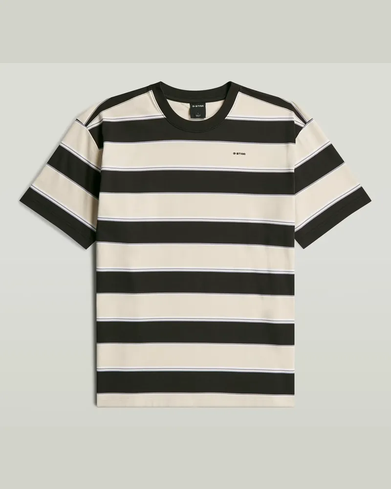 G-STAR RAW Striped Relaxed T-Shirt - Mehrfarbig - Herren Mehrfarbig