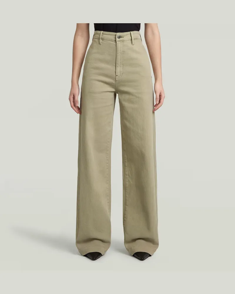 G-STAR RAW Deck High Loose Chino - Beige - Damen Beige