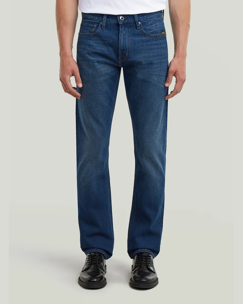 G-STAR RAW Mosa Straight Jeans - Dunkelblau - Herren Dunkelblau