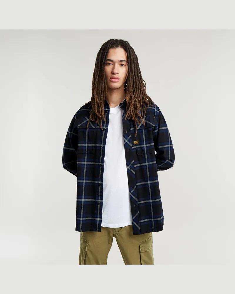 G-STAR RAW CPO Regular Hemd - Mehrfarbig - Herren Mehrfarbig