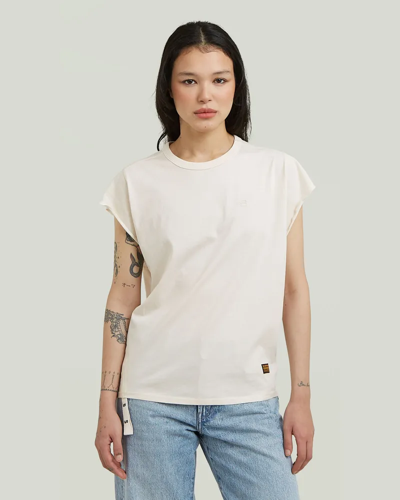 G-STAR RAW Knot T-Shirt - Beige - Damen Beige