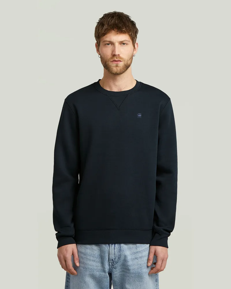 G-STAR RAW Premium Core Sweatshirt - Dunkelblau - Herren Dunkelblau