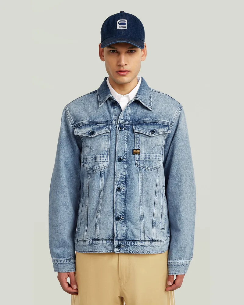 G-STAR RAW Arc 3D Jacke - Hellblau - Herren Hellblau