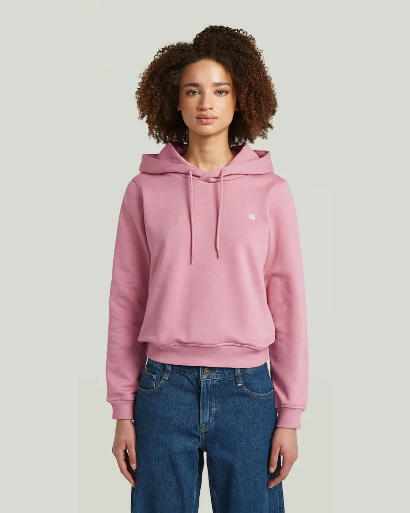 G-STAR RAW Logo Hoodie Sweat - Pink - Damen Pink