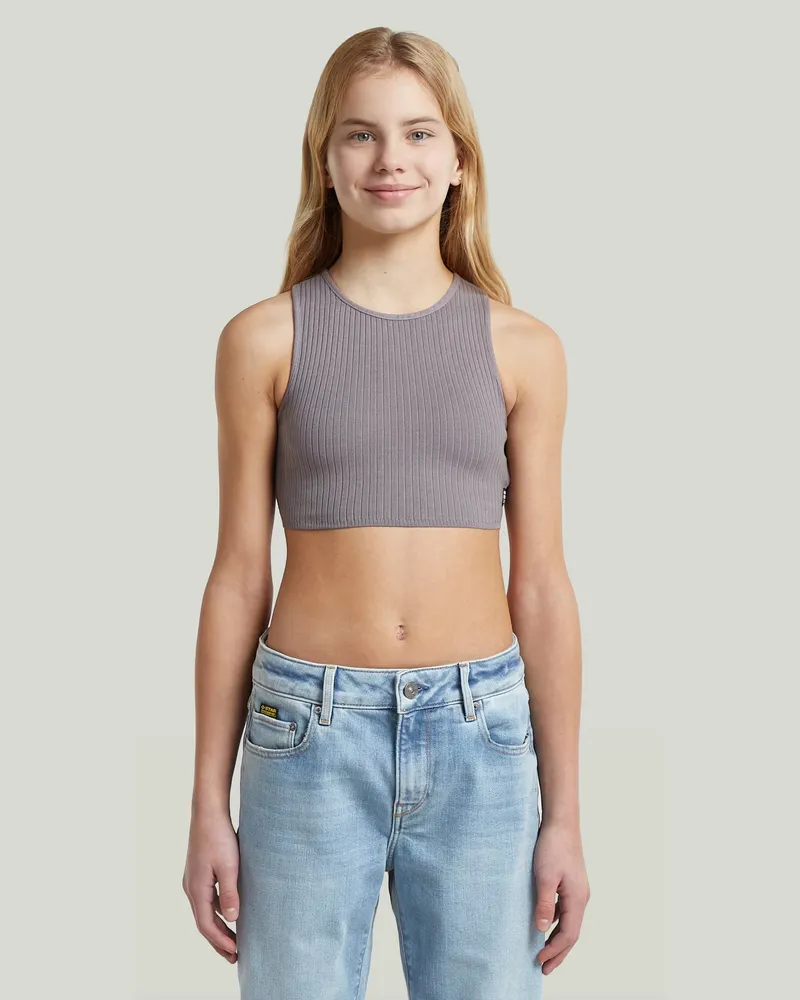 G-STAR RAW Girls Sleeveless Top - Grau - mädchen Grau