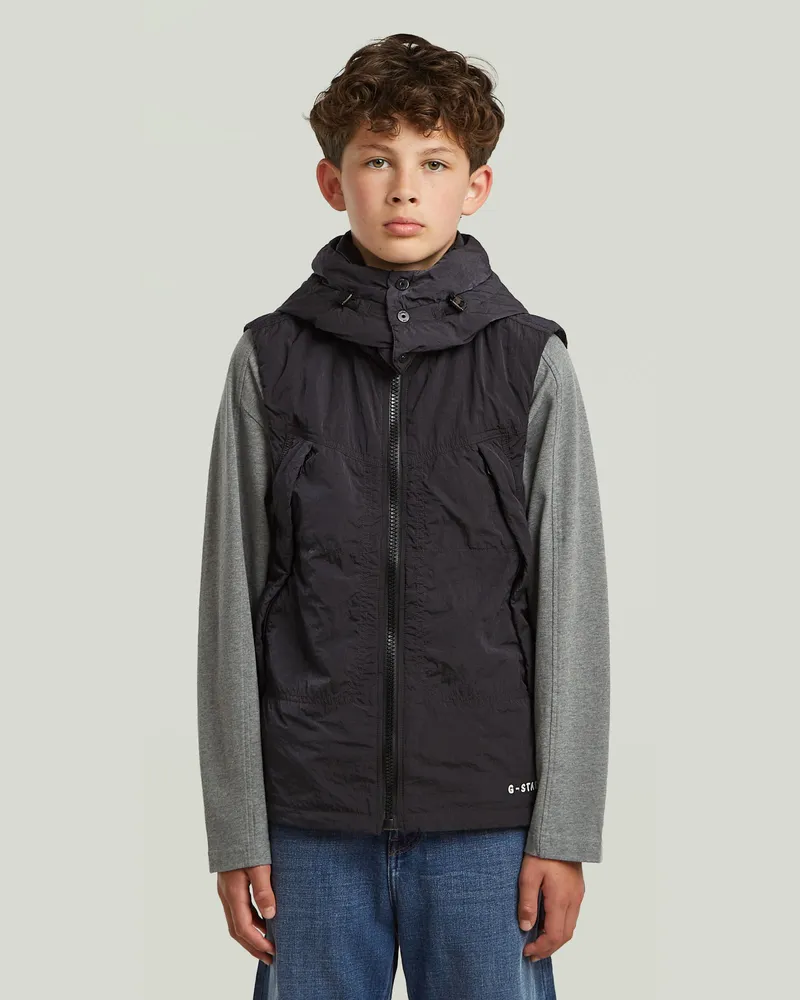 G-STAR RAW Boys Whistler Weste - Dunkelblau - jungen Dunkelblau