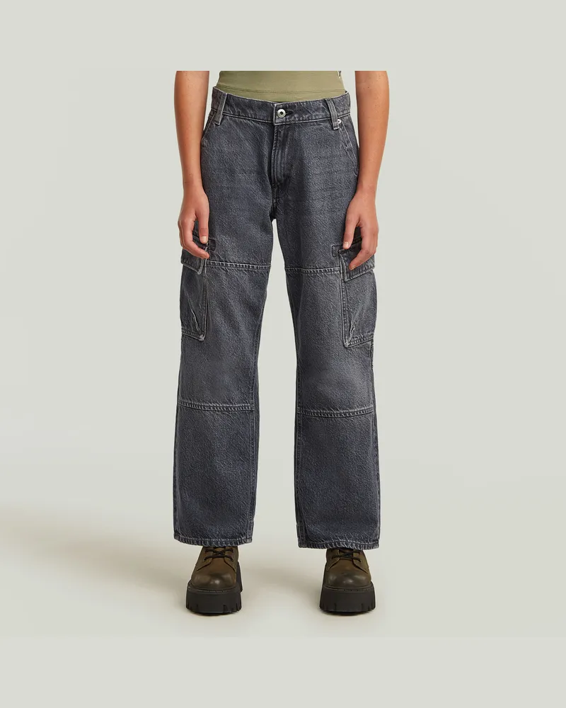 G-STAR RAW Girls Bowey Extreme Cargo Loose Jeans - Dunkelblau - mädchen Dunkelblau