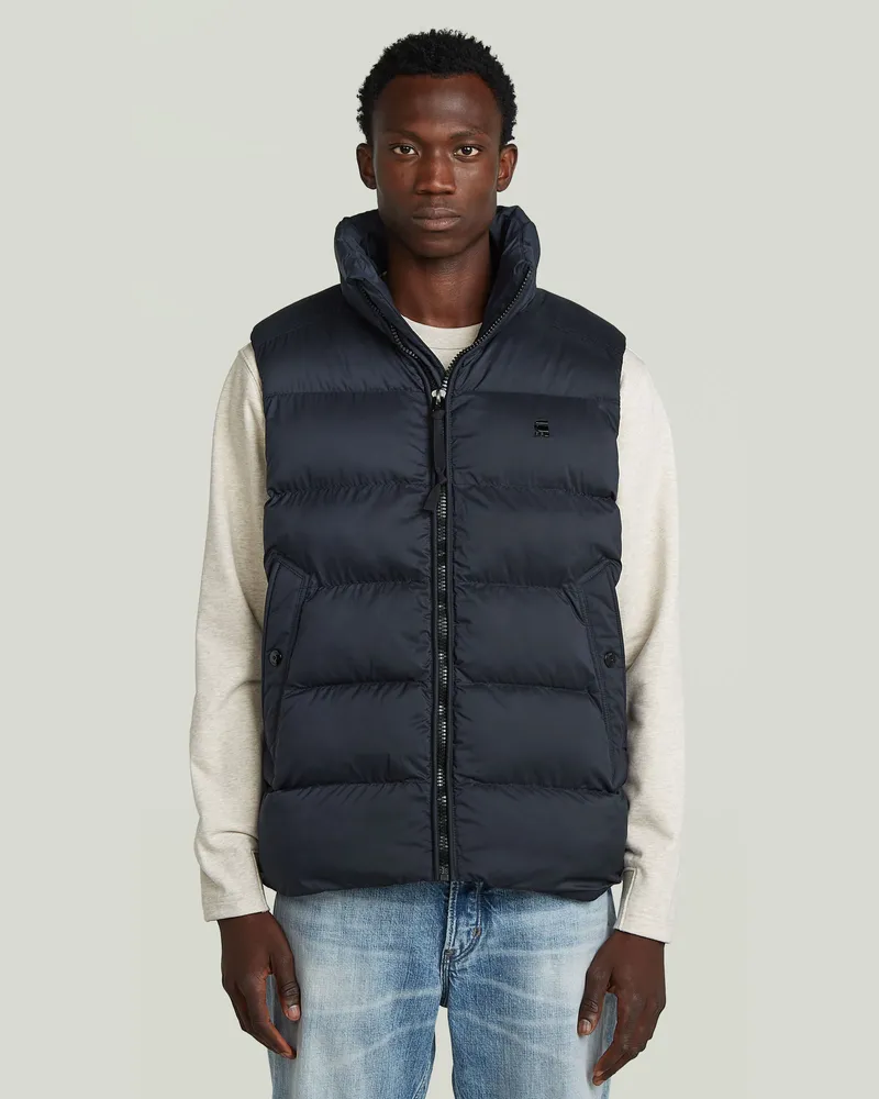 G-STAR RAW Padded Weste - Dunkelblau - Herren Dunkelblau