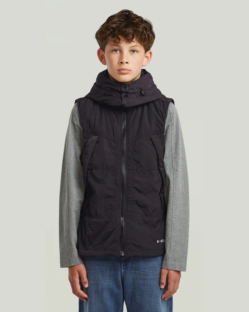 G-STAR RAW Boys Whistler Weste - Schwarz - jungen Schwarz