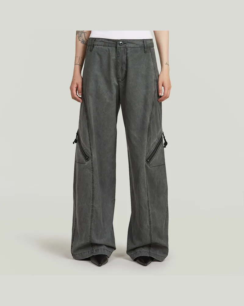 G-STAR RAW S Seam Hose - Schwarz - Damen Schwarz