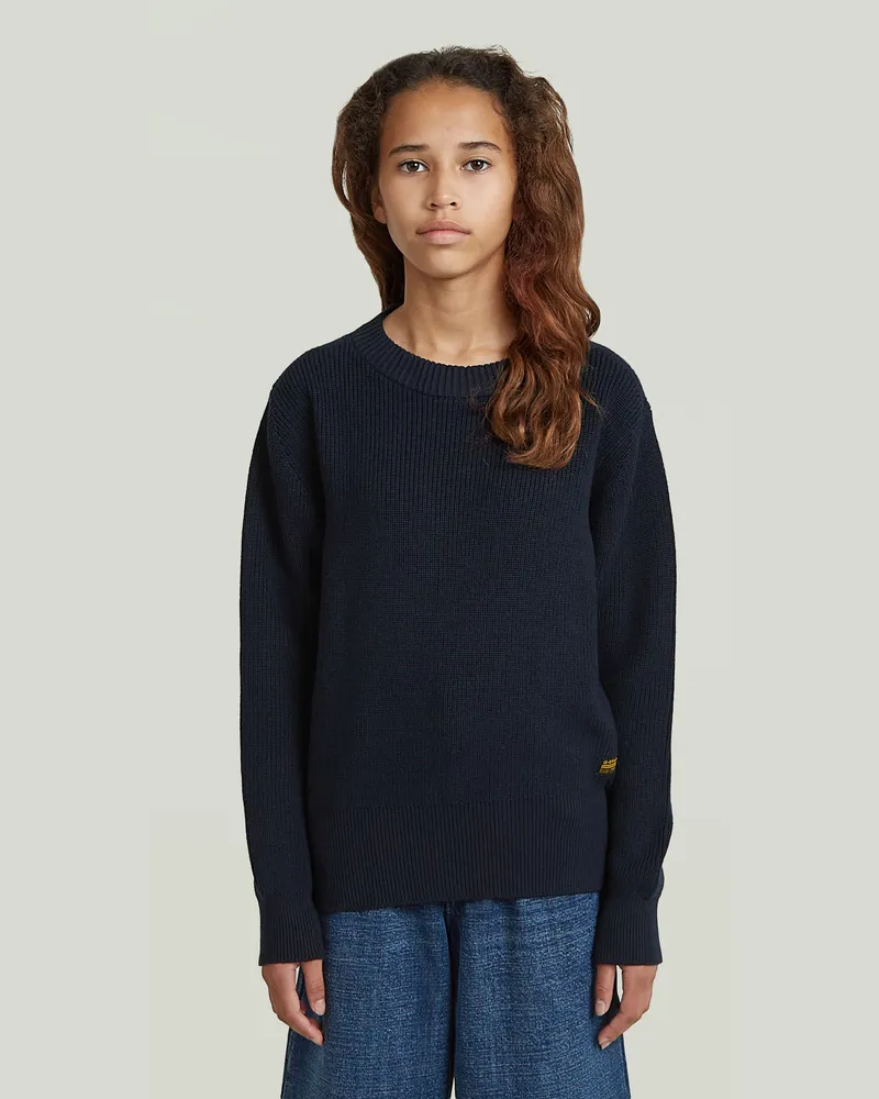 G-STAR RAW Girls Yarciaknit Cardigan - Dunkelblau - mädchen Dunkelblau