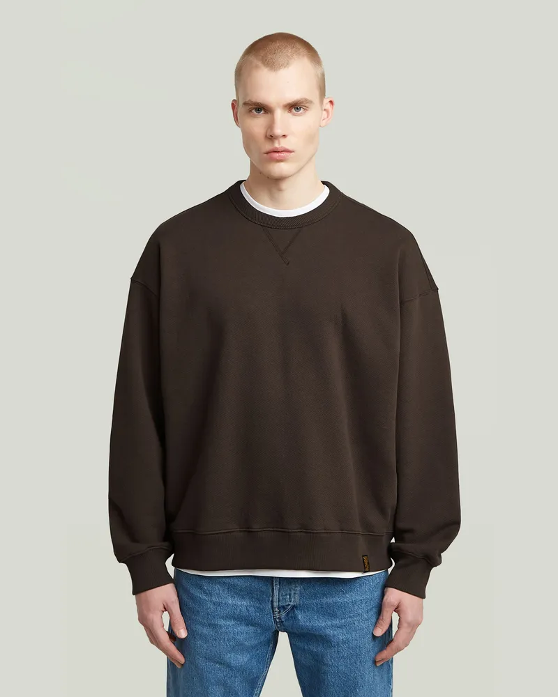 G-STAR RAW Essential Loose Sweater - Braun - Herren Braun