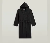 Bademantel - Schwarz - Herren