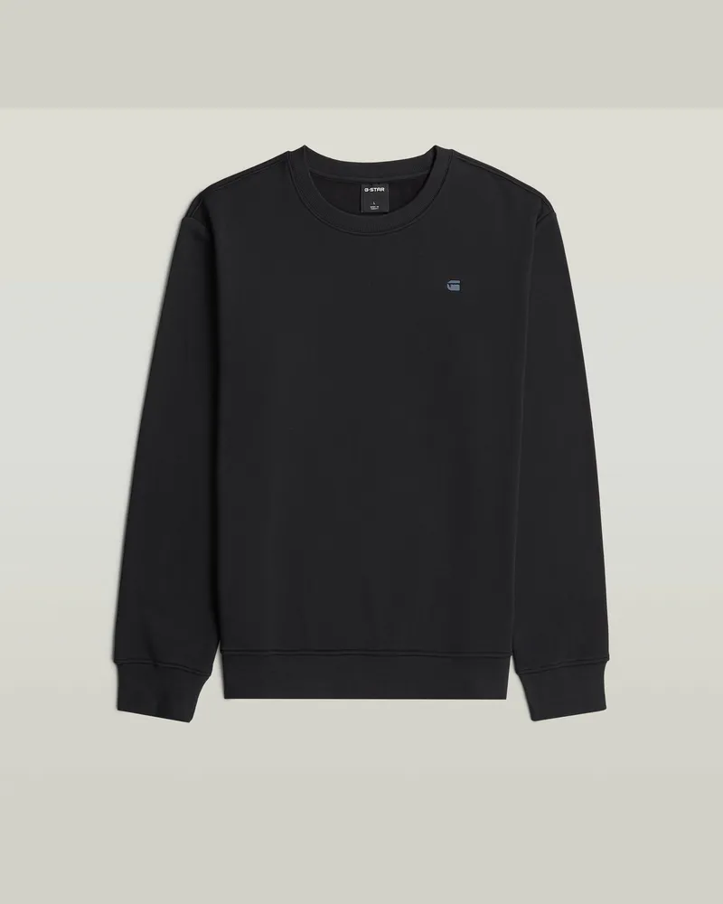 G-STAR RAW Logo Sweatshirt - Schwarz - Herren Schwarz