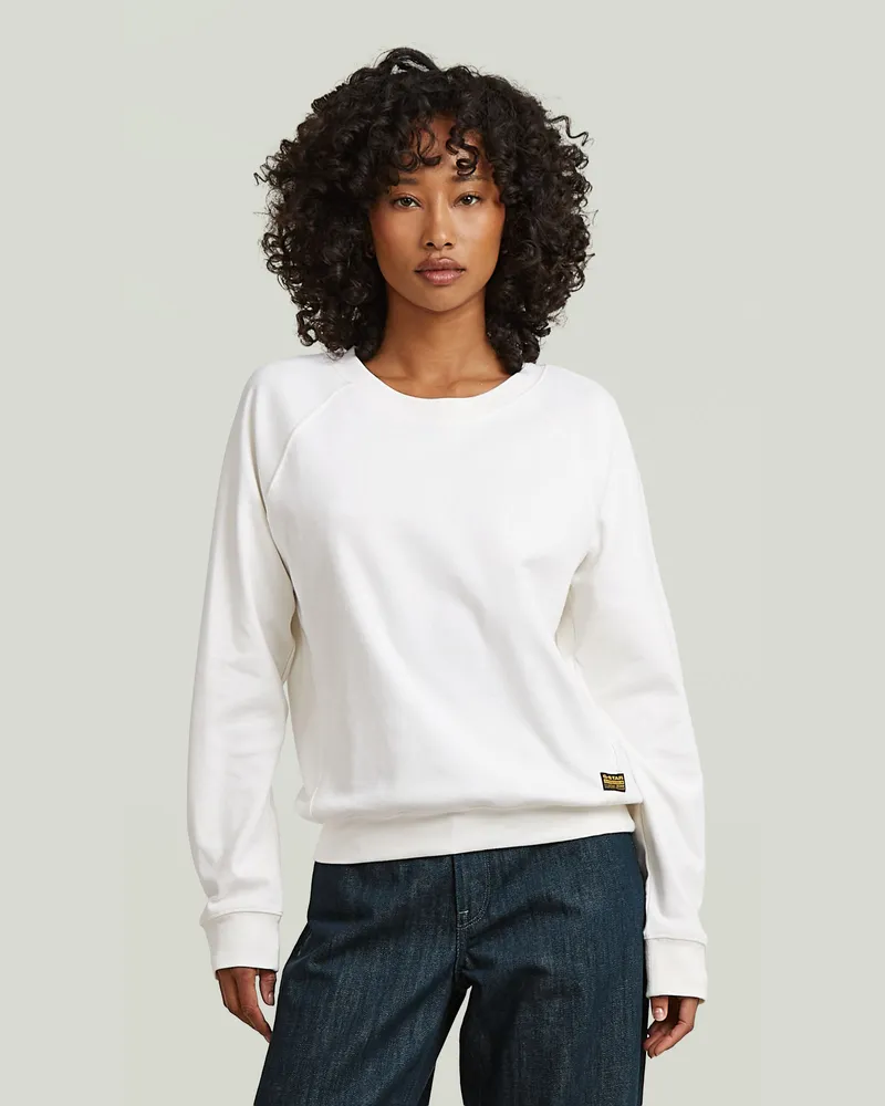 G-STAR RAW Raglan T-Shirt - Weiß - Damen Weiß
