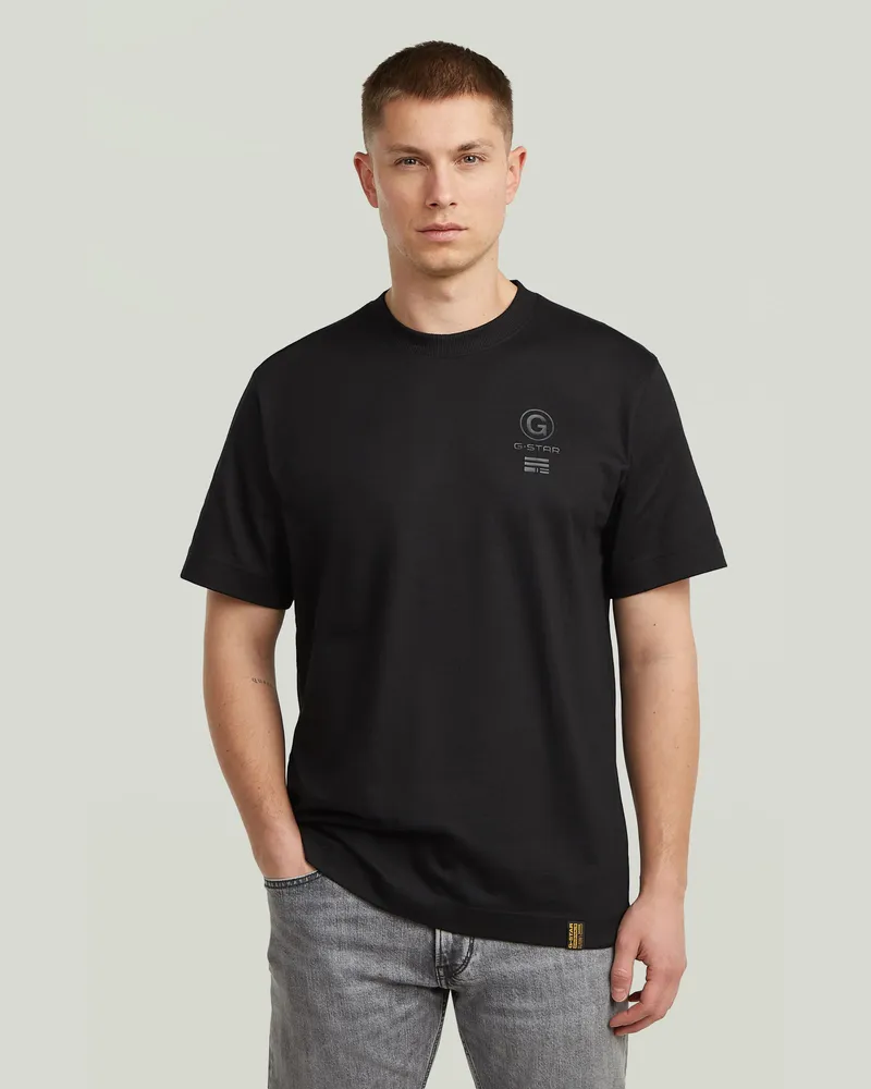 G-STAR RAW Back Graphic T-Shirt - Schwarz - Herren Schwarz