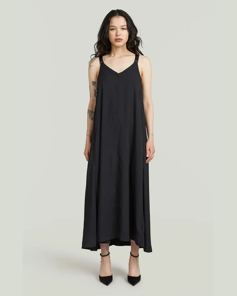 G-STAR RAW Slip Kleid - Schwarz - Damen Schwarz