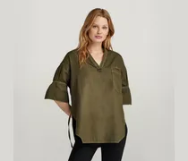 Woven Tunika - Grün - Damen