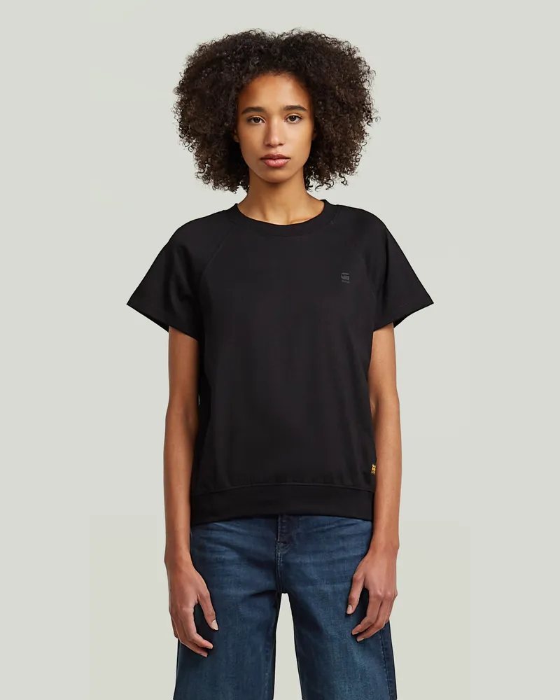 G-STAR RAW Raglan T-Shirt - Schwarz - Damen Schwarz