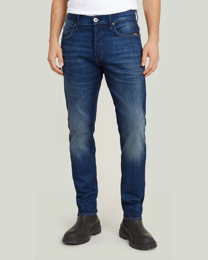G-STAR RAW 3301 Slim Jeans - Mittelblau - Herren Mittelblau