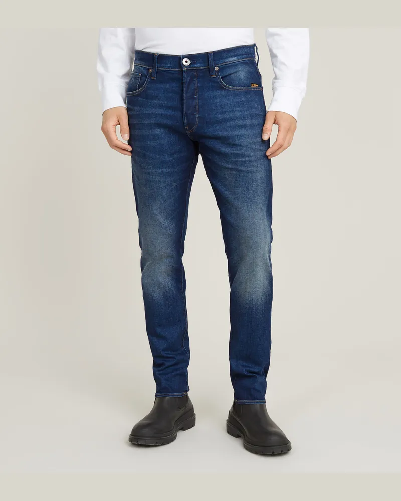 G-STAR RAW 3301 Slim Jeans - Mittelblau - Herren Mittelblau