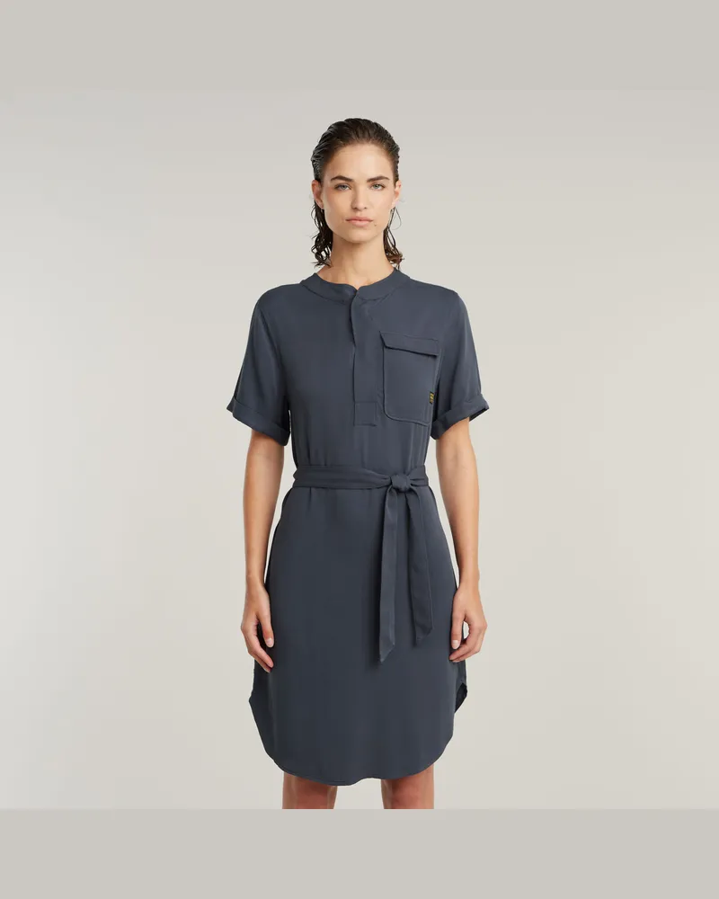 G-STAR RAW Belted Kleid - Grau - Damen Grau