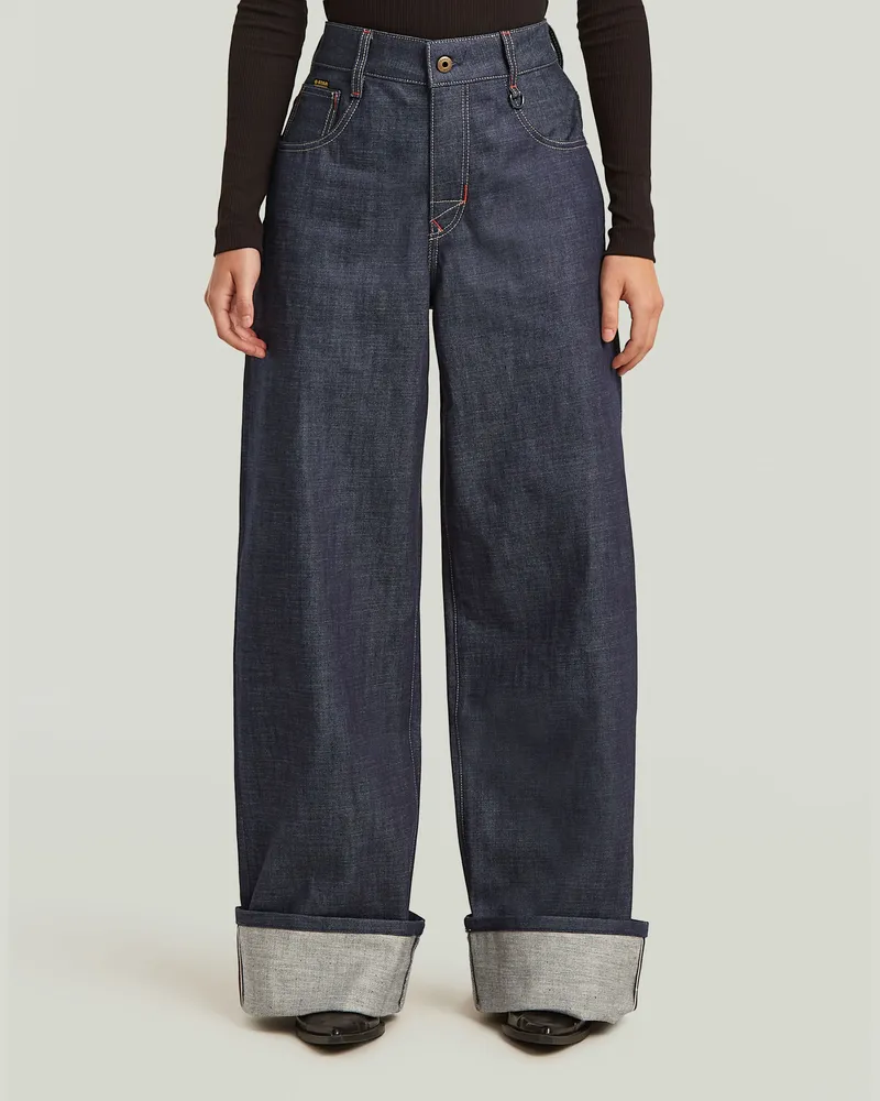 G-STAR RAW Skater Selvedge Jeans - Dunkelblau - Damen Dunkelblau