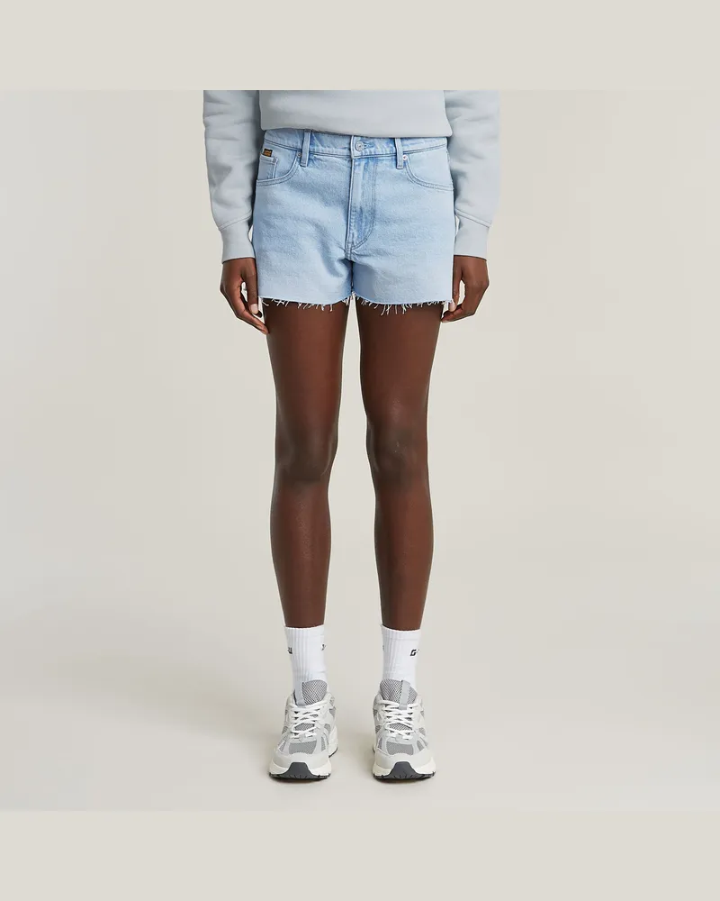 G-STAR RAW True Short Raw Edge - Hellblau - Damen Hellblau