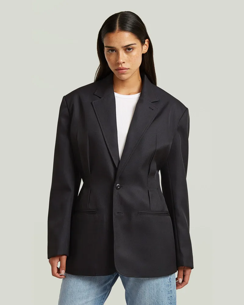 G-STAR RAW Cinched Blazer - Schwarz - Damen Schwarz