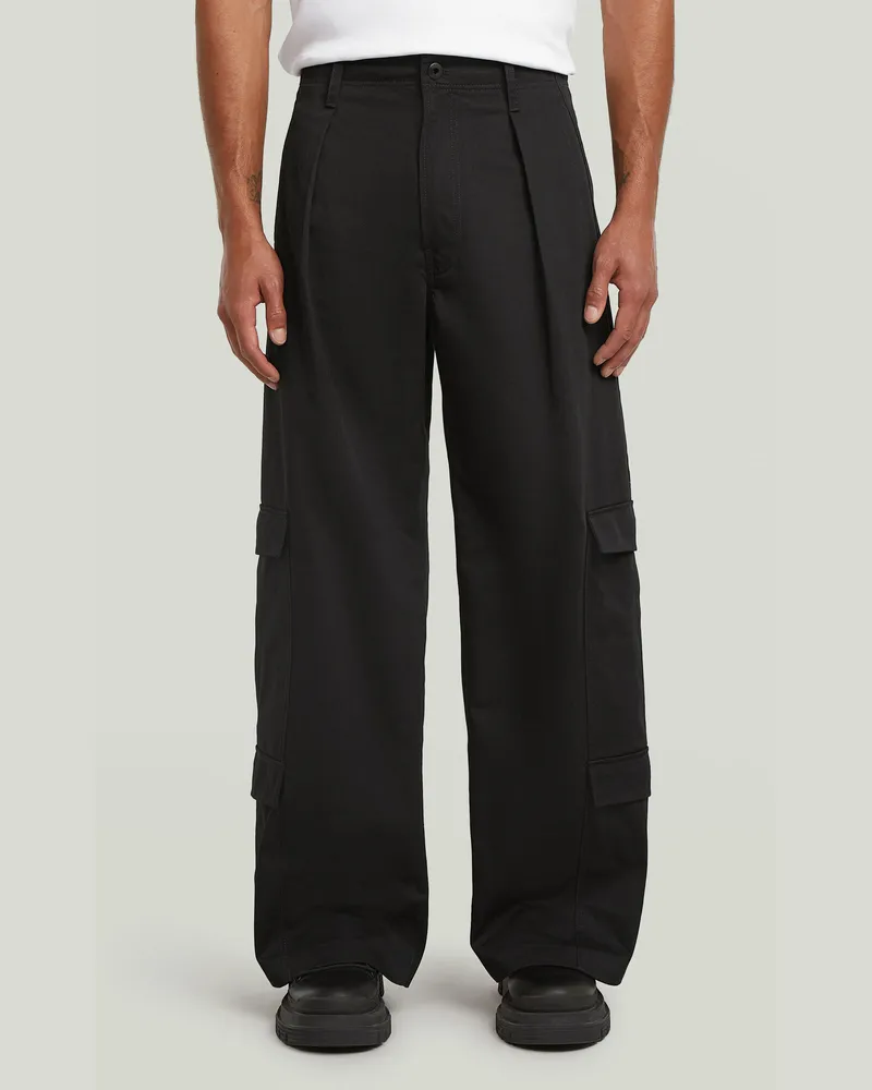 G-STAR RAW R-5N 3D Pleated Cargo - Schwarz - Herren Schwarz