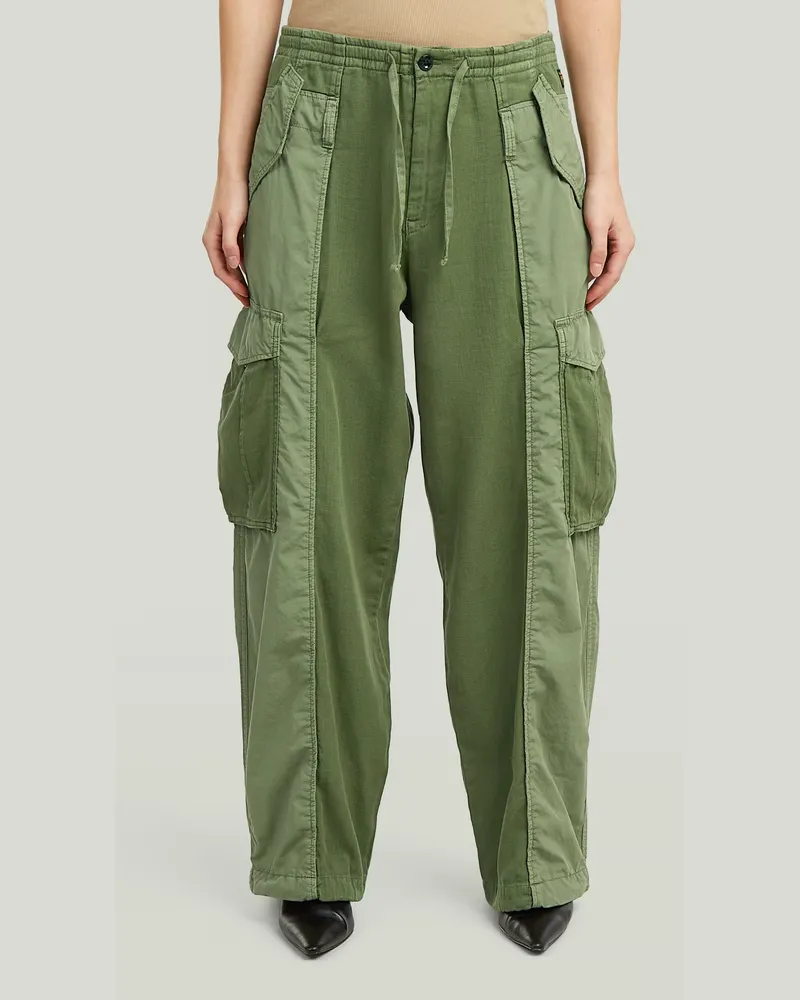 G-STAR RAW Fabric Mix Cargohose - Grün - Damen Grün