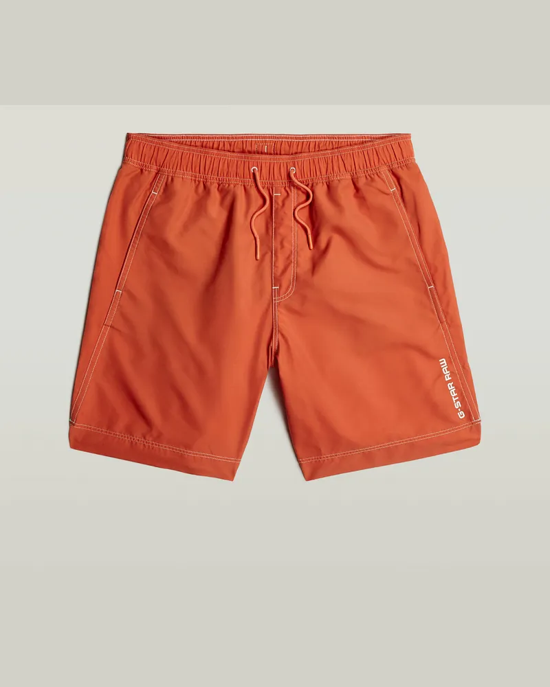 G-STAR RAW Long Badeshort - Rot - Herren Rot