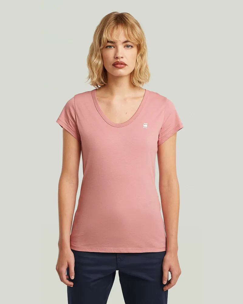 G-STAR RAW Slim T-Shirt - Pink - Damen Pink