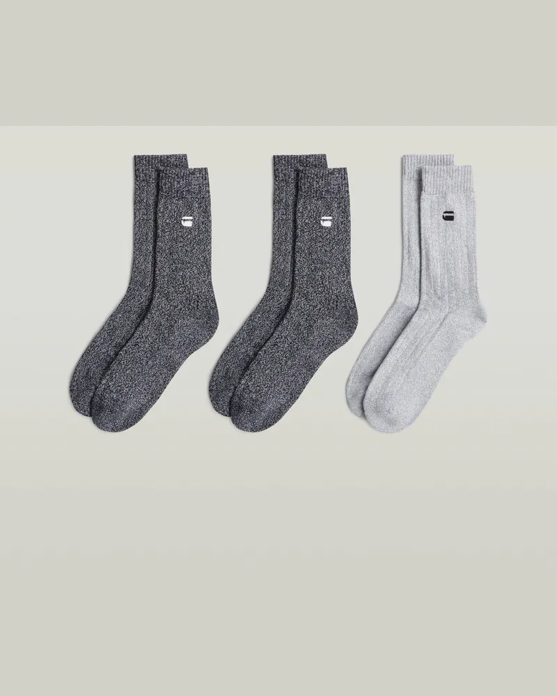G-STAR RAW Socken 3er-Pack - Mehrfarbig - Herren Mehrfarbig