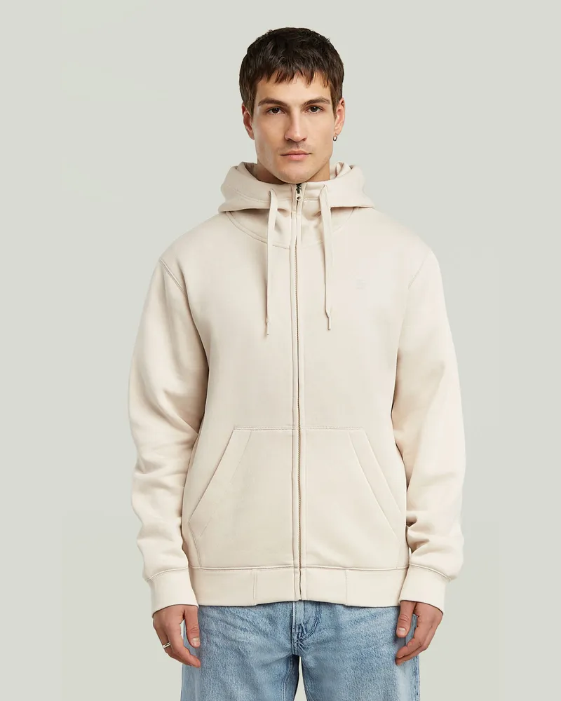 G-STAR RAW Premium Core Hooded Sweatshirt - Weiß - Herren Weiß