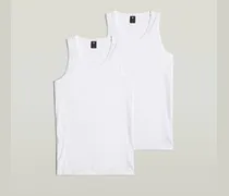 Base Tanktop 2-Pack - Weiß - Herren